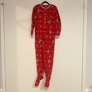 Disney Tinker Bell Fleece Onesie Pajama- Small